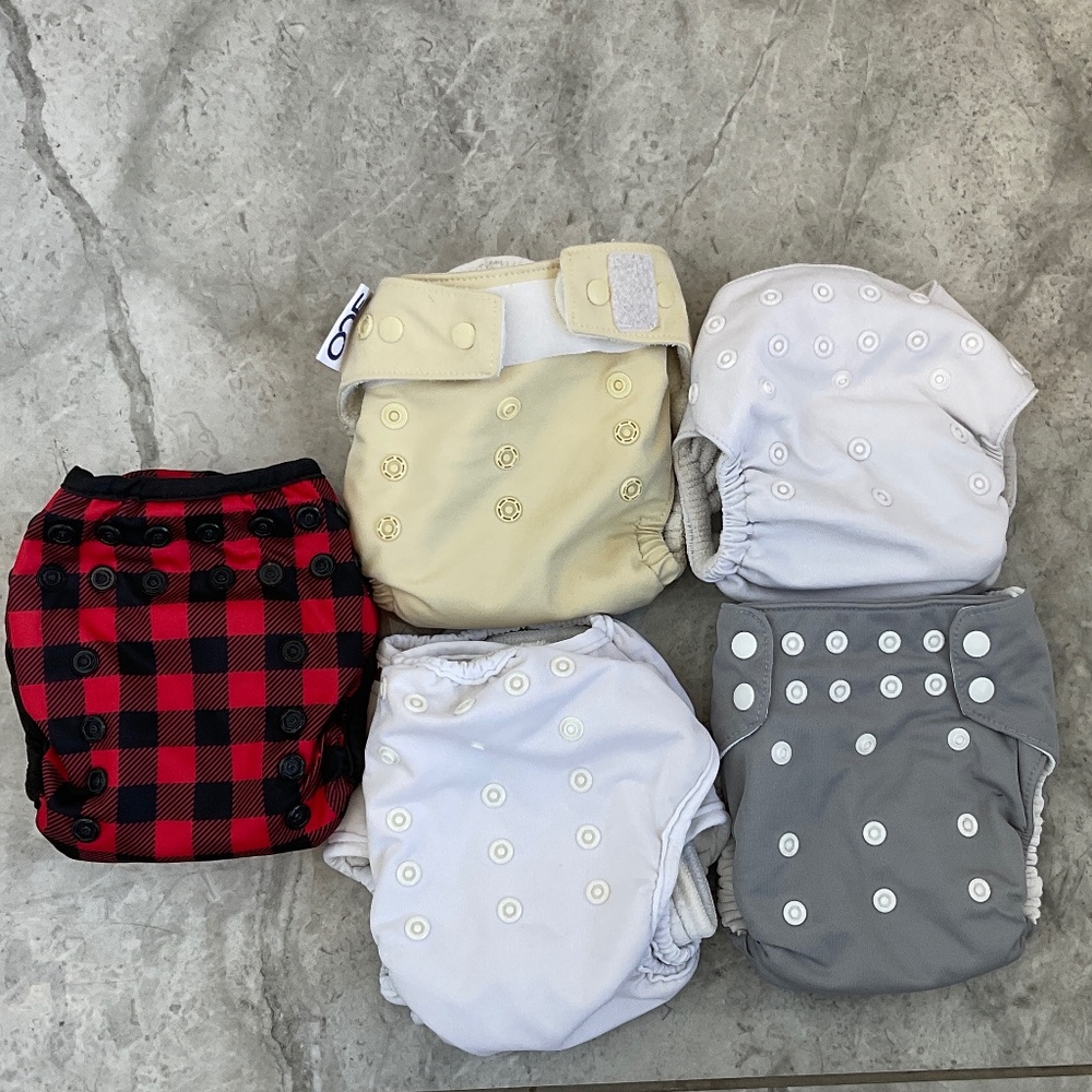 5 All In One Cloth Diapers